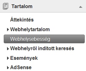 Google Analytics beta - Webhelysebesség